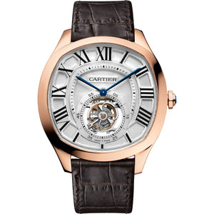 Cartier Drive de Cartier White Galvanized Guilloche Dial WHNM0003
