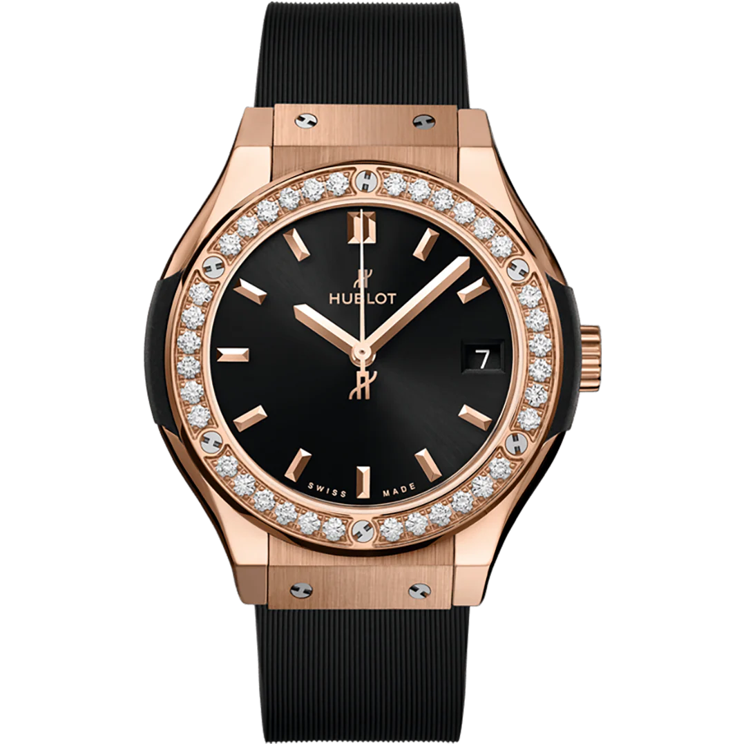 Hublot Classic Fusion 33mm Gold Diamonds 581.OX.1480.RX.1104