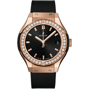 Hublot Classic Fusion 33mm Gold Diamonds 581.OX.1480.RX.1104