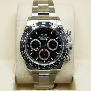 Rolex Daytona Stainless Steel 40mm Black Dial 126500LN