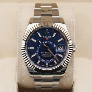 Rolex Sky-Dweller 42mm Stainless Steel 326934 Blue Dial