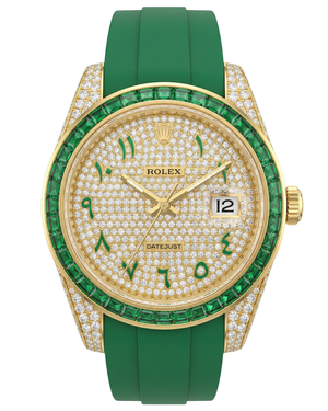 Rolex Datejust Arabic Numerals Green