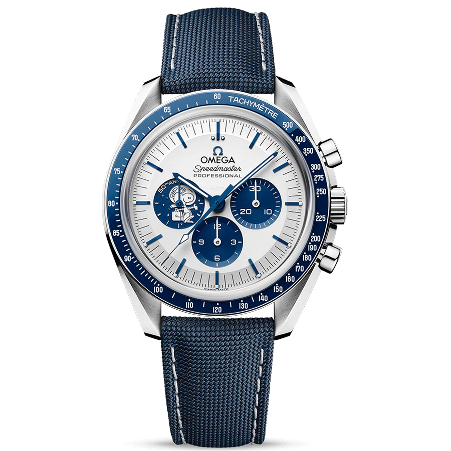 Omega Speedmaster Chronograph 42mm Silver Snoopy Award