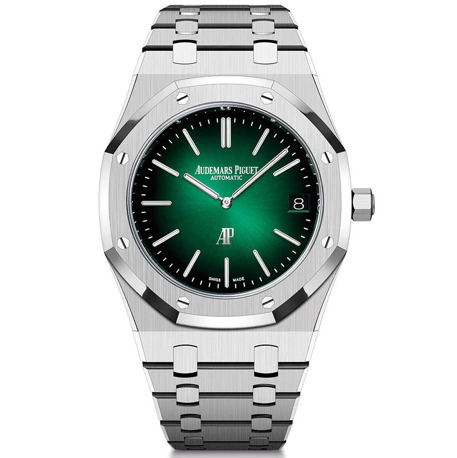 Audemars Piguet Royal Oak umbo 50th Anniversary 39mm 16202PT.OO.1240PT.01 Smoked Green Dial