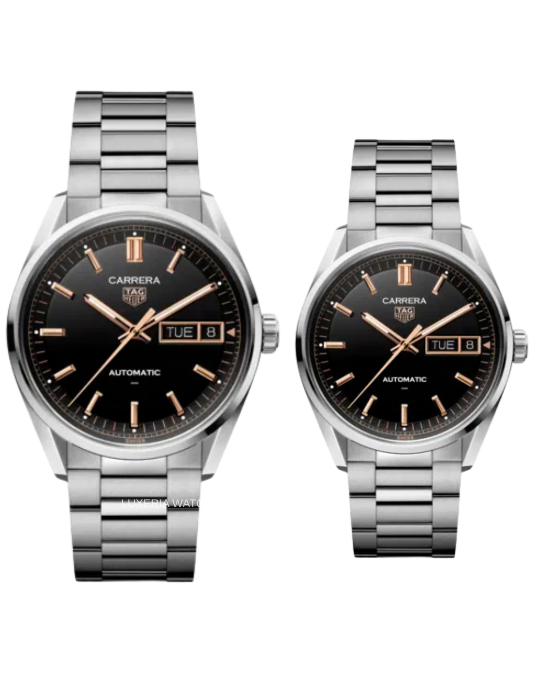 Tag Heuer Day Date His & Hers Watches 41mm/36mm Automatic