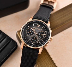Audemars Piguet Code 11.59 Chronograph Rose Gold Black Dial 41mm