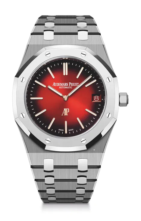 Audemars Piguet Royal Oak “Jumbo” Extra-Thin Burgundy Dial