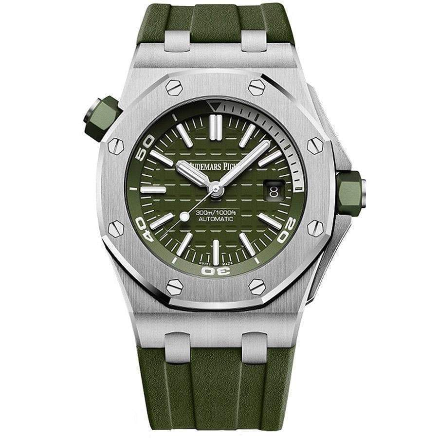 Audemars Piguet Royal Oak Offshore Diver 42mm 15710ST Khaki Green Dial
