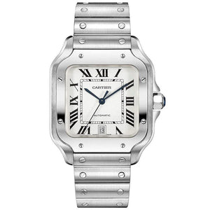 Cartier Santos 40mm  Silver Dial