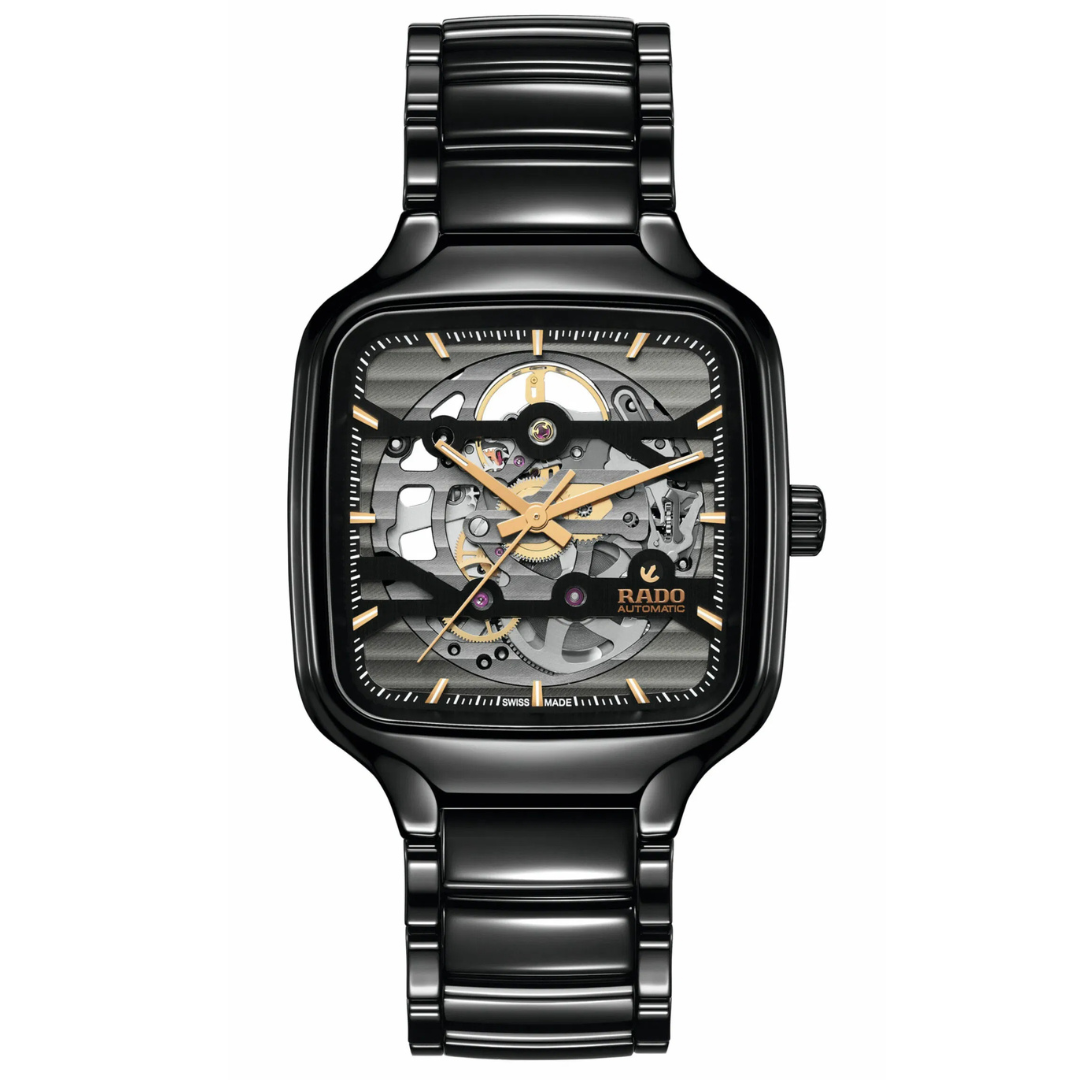 Rado  True Square Automatic 38mm Skeleton Dial Watch