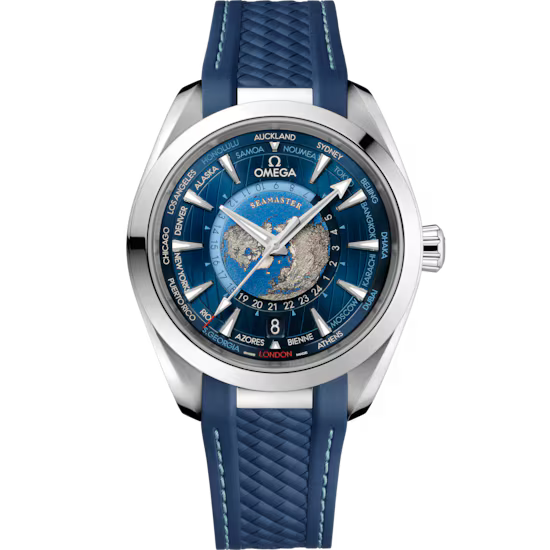 Omega Seamaster Aqua Terra 43 mm, Steel on rubber strap
