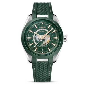 Omega Seamaster Aqua Terra World Timer Green 43mm