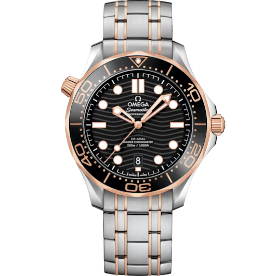 Omega Seamaster Diver 300M 42 mm, steel ‑ Rose gold on steel