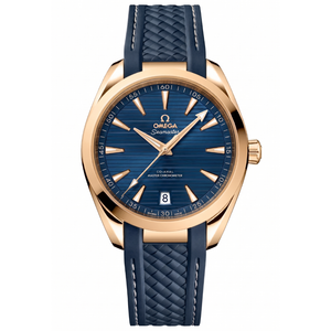 Omega Seamaster Aqua Terra 150M 41 mm Gold On Rubber Strap
