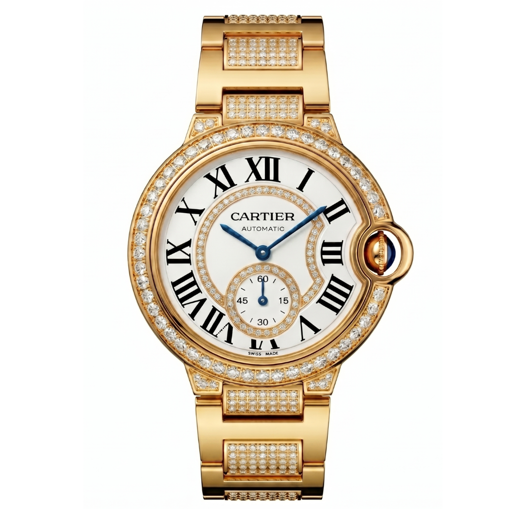 Cartier Ballon Bleu Paved 36mm