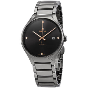 Rado  True Black Diamond Dial Automatic Men's Ceramic Watch