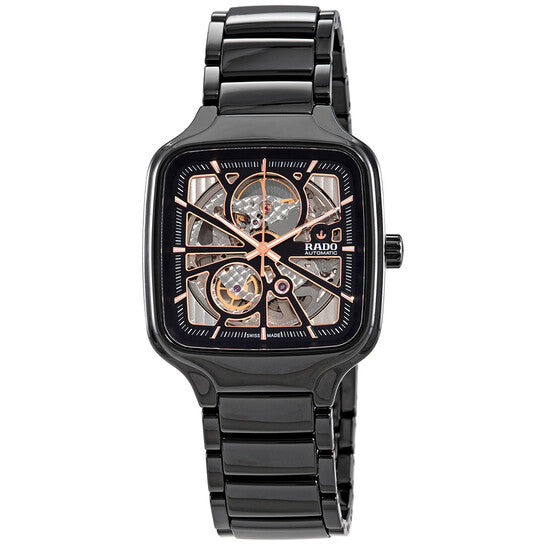 Rado True Square Automatic Black Dial Men's Watch