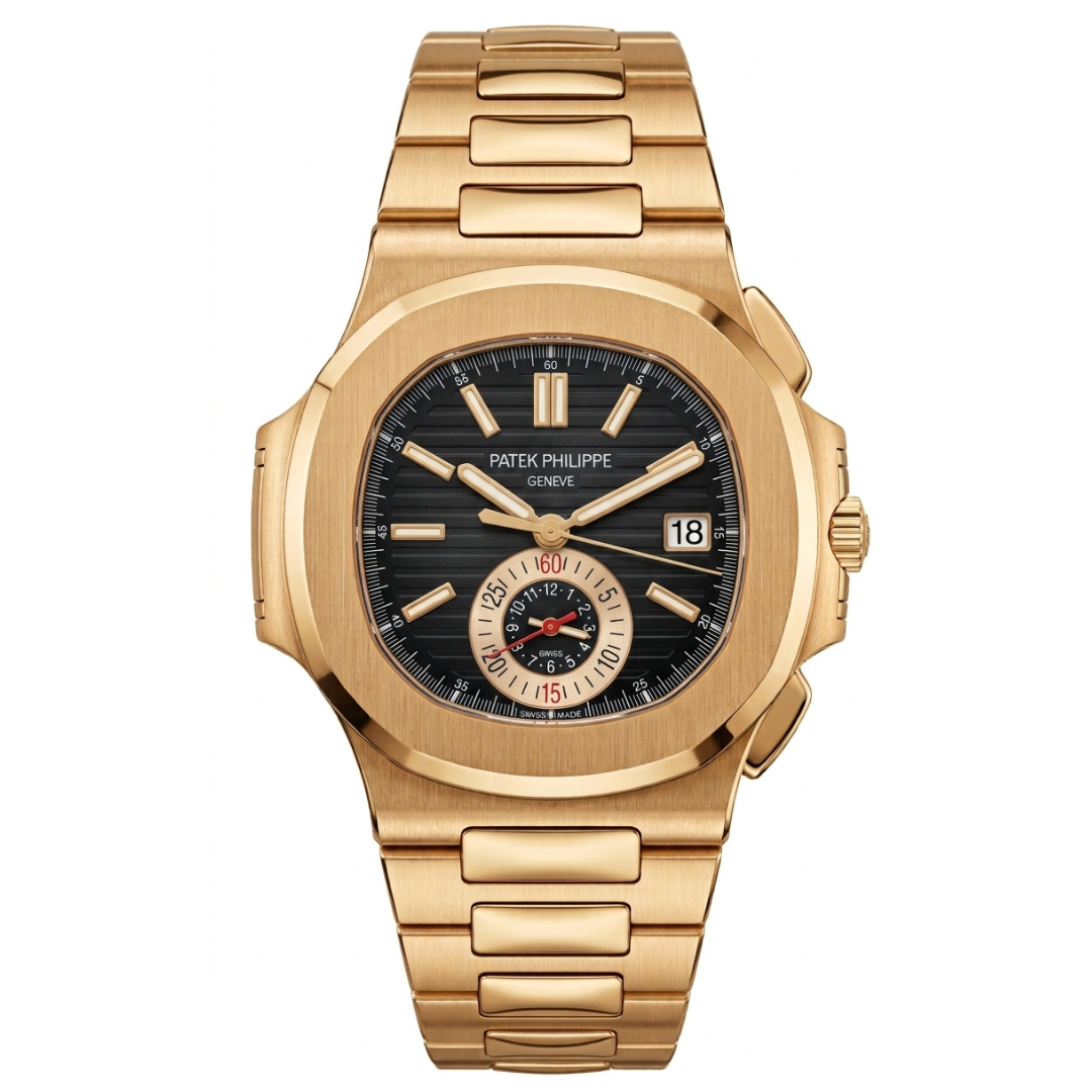 Patek Philippe Nautilus Chronograph 40mm 5980 Black Dial