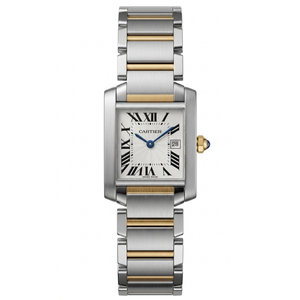 Cartier Tank Francaise Two Tone 25mm Ladies Watch